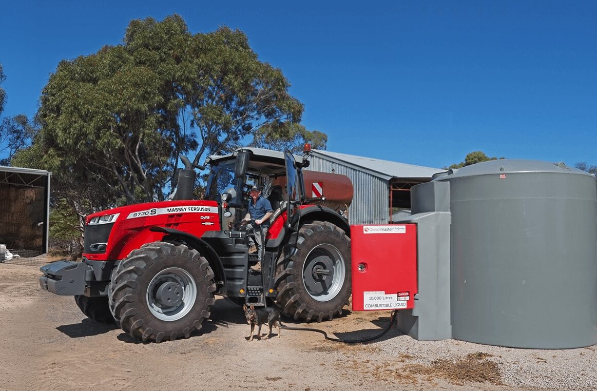 Tractor and Diesel Bunded