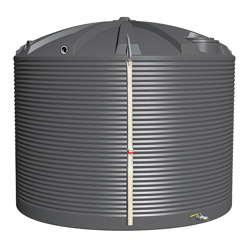 An image of a liquid fertiliser tank with pipework