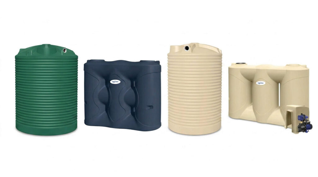 Range of Polymaster's best selling water tanks